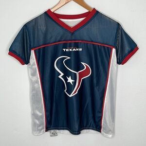 NFL Houston Texans flag football Jersey.  Reversible.  Size youth Large.
